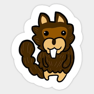 squirrel funny Sticker